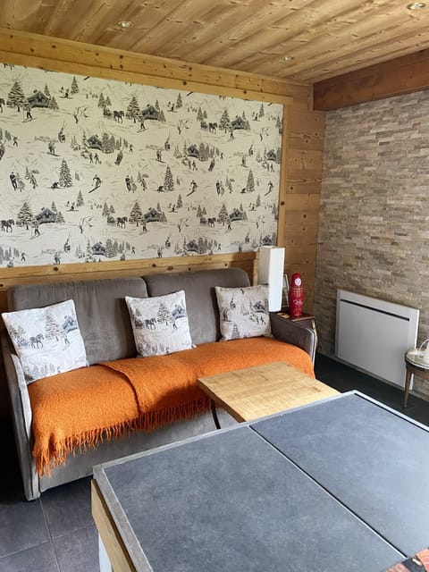 Appartement d'une chambre a Megeve a 500 m des pistes avec jardin clos et wifi Apartamento in Combloux