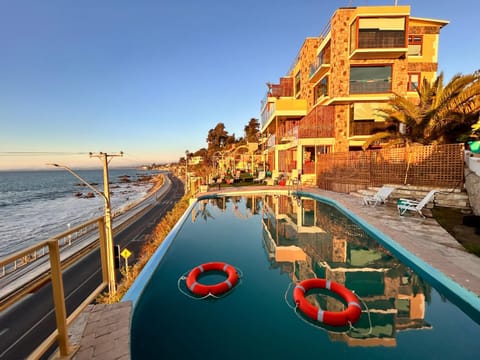 Pool view, Sea view, Swimming pool