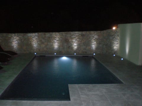 Night, Swimming pool