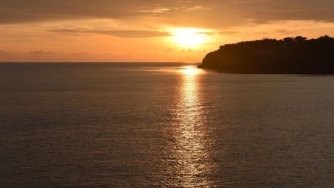 Natural landscape, Sea view, Sunset