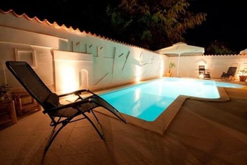 Night, Swimming pool, Swimming pool