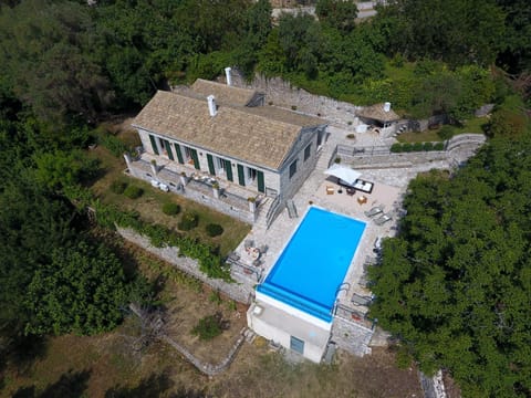 Property building, Bird's eye view, Swimming pool