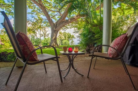 Patio, Seating area, Garden view