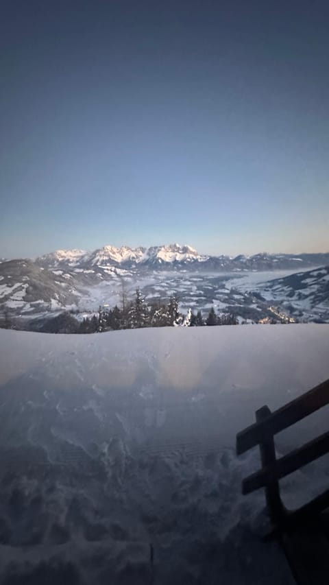 Hocheckhuette On Top of the Kitzbuehel Hahnenkamm Mountain Inn in Kitzbuhel