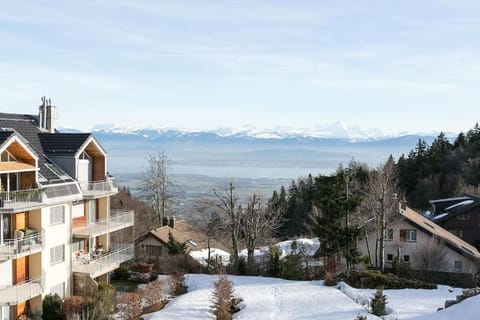 Property building, Nearby landmark, Day, Natural landscape, Winter, Mountain view