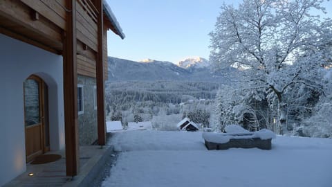 Facade/entrance, Winter, Sunrise