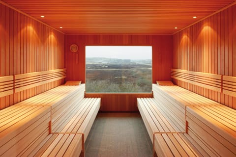 Sauna, Garden view