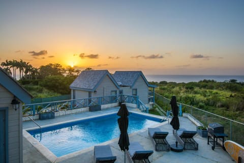 Swimming pool, Swimming pool, Sunset