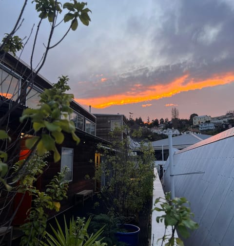 Property building, Sunset