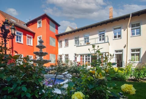 Property building, Spring, Garden view