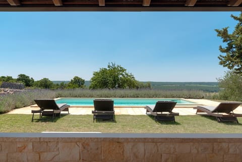 Pool view, Swimming pool, sunbed