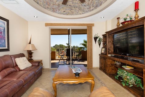 Living room, Seating area, Sea view