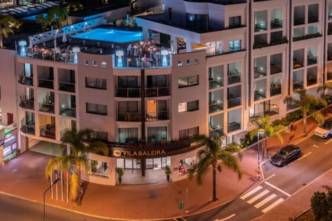 Property building, Night, Bird's eye view, Street view, Location