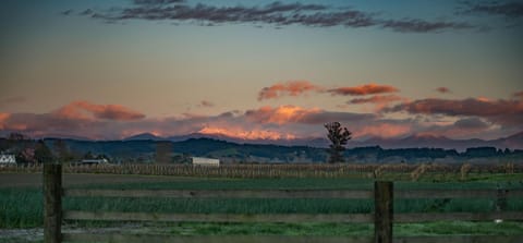 Natural landscape, Mountain view, Sunset