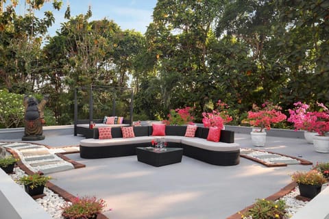 Patio, Garden, Seating area, Garden view