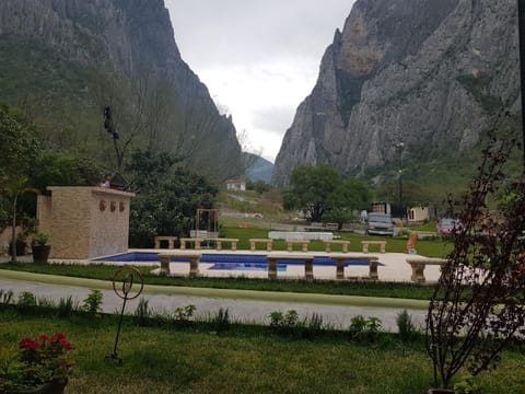 Natural landscape, Mountain view, Pool view, Swimming pool