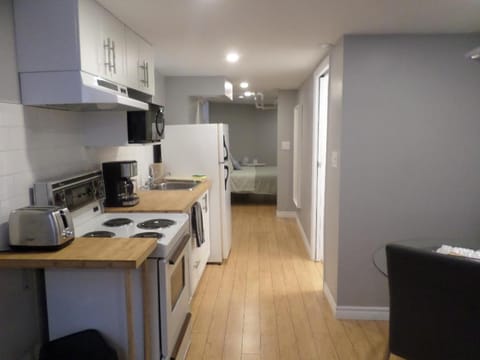 Fantastic and Modern Downtown 1-Bed Basement Apt., parking Wi-Fi and Netflix included Condo in Gatineau