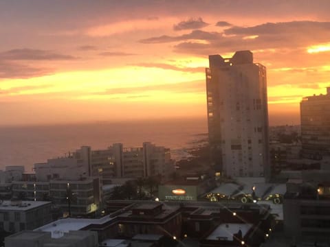 Property building, Sunset