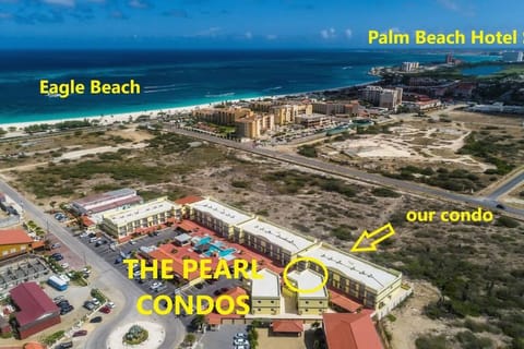 Aruba Condo The Pearl - At Eagle Beach - minute walk! Aparthotel in Noord