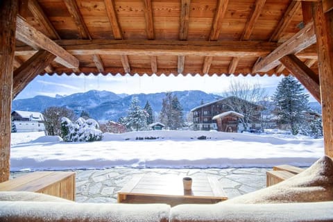 Natural landscape, Winter, Mountain view