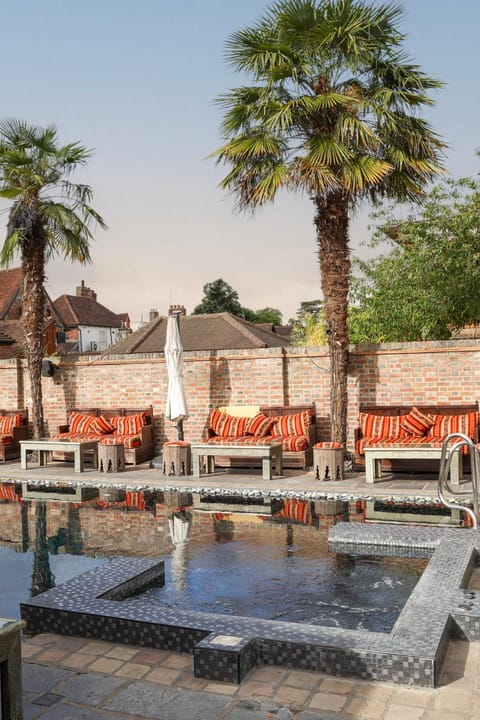 Patio, Day, Garden, Pool view, Swimming pool, sunbed