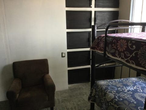 Photo of the whole room, bunk bed