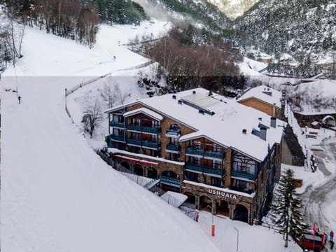 Property building, Natural landscape, Winter, Mountain view