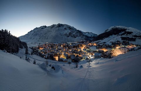 Winter, City view, Seasons