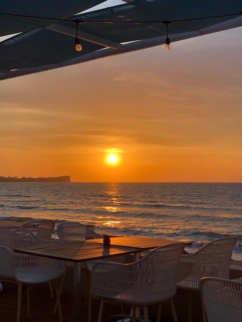 Beach, Sea view, Sunset