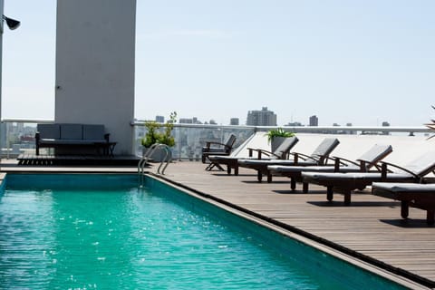 Day, Bird's eye view, Balcony/Terrace, City view, Swimming pool, sunbed