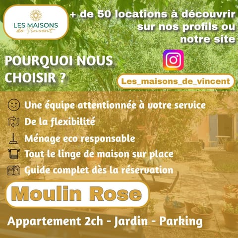 Moulin Rose, Parking - Jardin Apartment in Arles