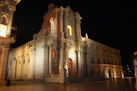 Property building, Nearby landmark, Night