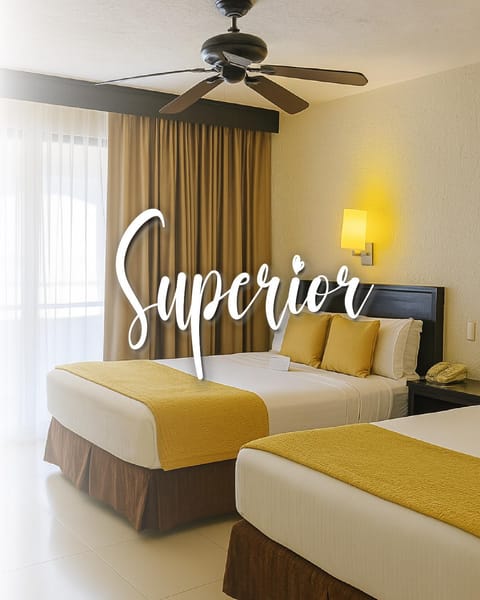 Bed, Photo of the whole room, Text overlay