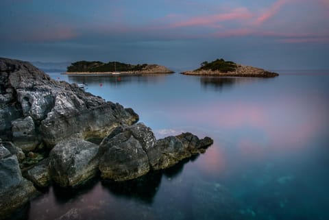 Natural landscape, Beach, Sunset