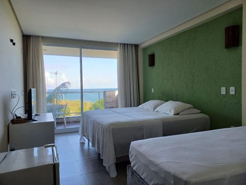 Bed, Natural landscape, Photo of the whole room, Bedroom, Sea view