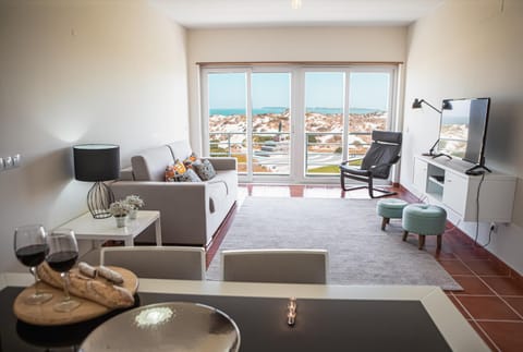 Living room, Dining area, Sea view