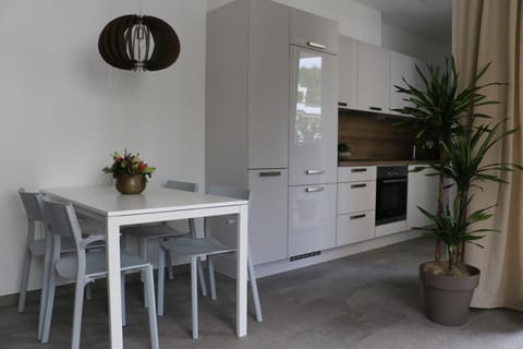 Kitchen or kitchenette, Living room, Dining area