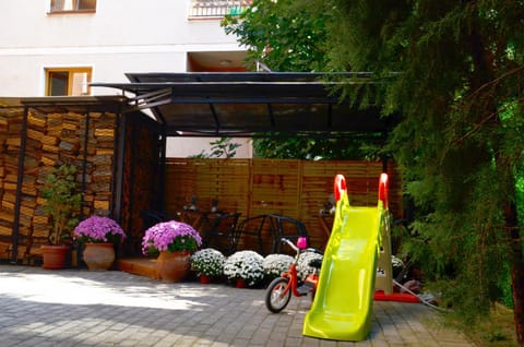 Property building, Children play ground, Garden view