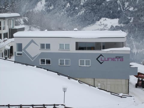 Property building, Property logo or sign, Winter