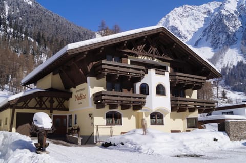 Facade/entrance, Winter, On site