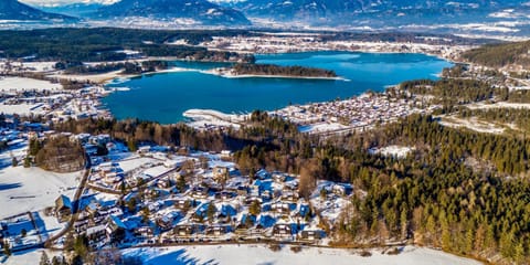 Nearby landmark, Bird's eye view, Winter