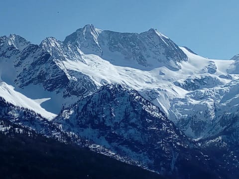 Natural landscape, Winter, Mountain view