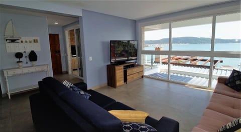 Living room, Seating area, Sea view