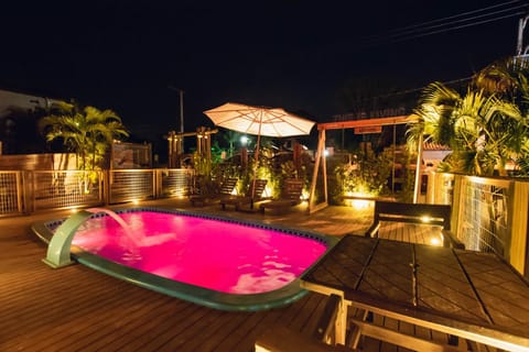 Night, Swimming pool, Swimming pool