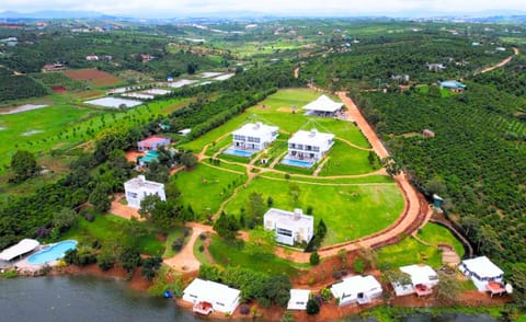 Natural landscape, Bird's eye view, Lake view