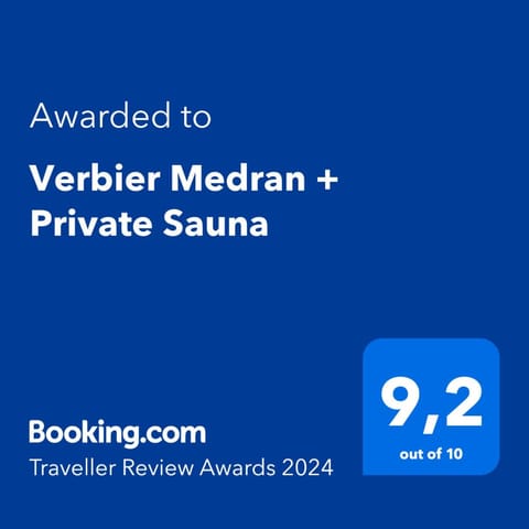 Verbier Medran + Private Sauna Condo in Bagnes