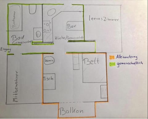 Facade/entrance, Bird's eye view, Floor plan