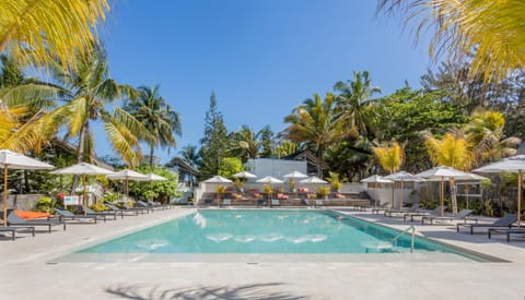 Pool view, sunbed