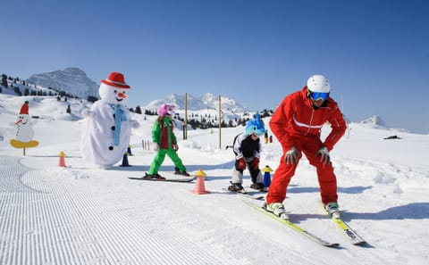 Winter, Ski School, Skiing, children