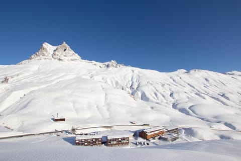 Natural landscape, Winter, Skiing, Mountain view